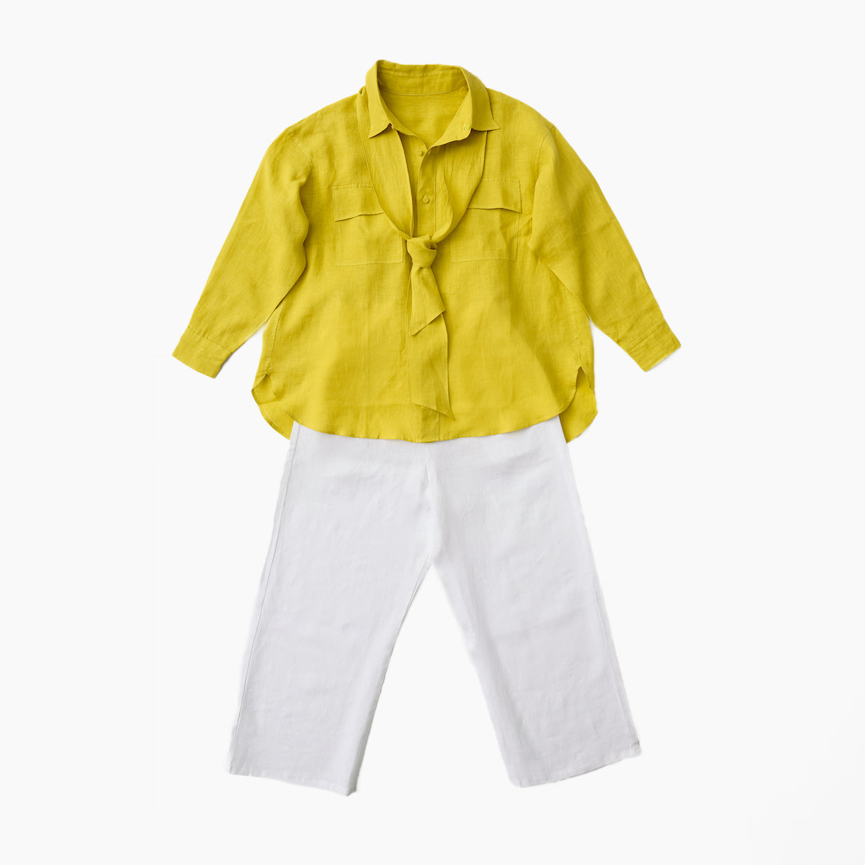 ブラウス<エレン>+パンツ<アニー> 上下セット